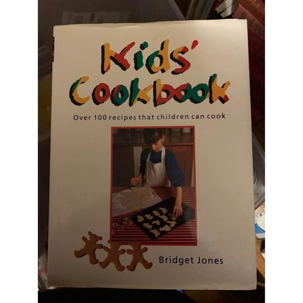 Vintage 1990 Kids Cookbook Hardcover by Bridget Jones